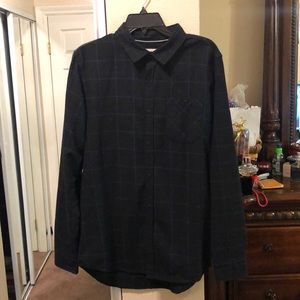 Long sleeve collard flannel